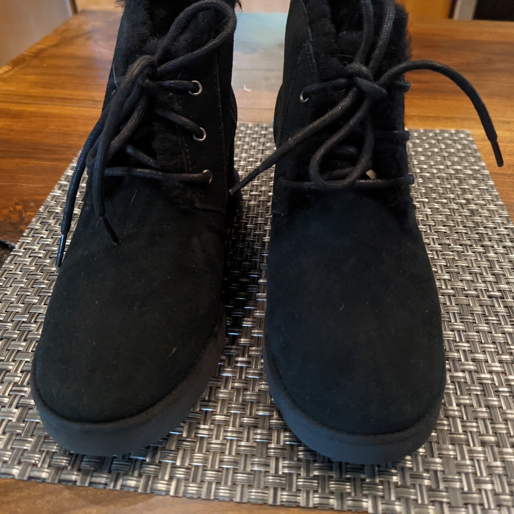 UGG Classic Femme Lace Bootie in Black Size US 6.5